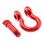 Supreme Suspensions 2pc. Universal 3/4" D-Ring Shackle Kit - Red | (UNVREVYG01R2)