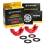 Supreme Suspensions Universal Shackle Isolator Kit - Red | (UNVREVYG02RD)