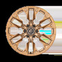 Fuel Hurricane Wheels Platinum Bronze D805 | 2023-2016 Toyota Tacoma / 2010+ 4Runner (Multiple Size Options)