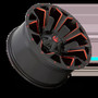 Fuel Assault Wheels Matte Black Red Milled D787 | 2023-2016 Toyota Tacoma / 2010+ 4Runner (Multiple Size Options)