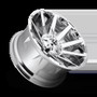 Fuel Contra Wheels Chrome Plated D614 | 2023-2016 Toyota Tacoma / 2010+ 4Runner (Multiple Size Options)