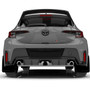Rally Armor Black UR Mud Flaps w/White Logo | 2023+ Toyota GR Corolla