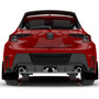 Rally Armor Black UR Mud Flaps w/White Logo | 2023+ Toyota GR Corolla