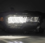 AlphaRex TRD Reflector Style LED Headlights Chrome 2023-2016 Toyota Tacoma (AHL-TT16-L-SA-LB)