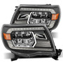AlphaRex LUXX-Series LED Crystal Headlights Black - 2005-2011 Toyota Tacoma ( 880735)