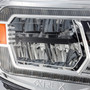 AlphaRex LUXX-Series LED Crystal Headlights Chrome - 2005-2011 Toyota Tacoma ( 880734)