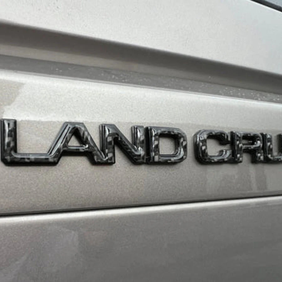 Tufskinz Rear Liftgate Letter Overlays | 2024+ Toyota Land Cruiser