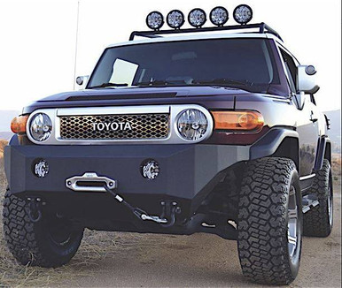 Soillar Front Lower Bumper Valance Panel For Toyota FJ Cruiser 2007-2014 - Black ABS