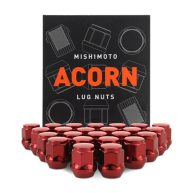 Mishimoto Steel Lug Nuts M14x1.5 - Red | 2024-2026 Toyota Tacoma