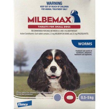 Milbemax Worming Tablets for Small Dogs and Puppies