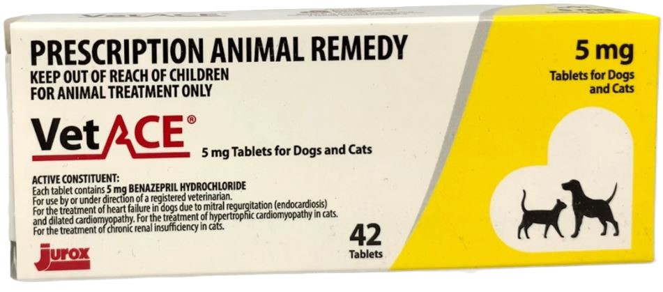 Mitral Valve Canine Dcm Treatment Vetace 5mg For Dogs Cats Heart