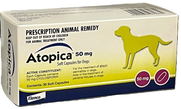 25 Mg Cyclosporine Atopica Atopica 25mg For Dogs Treats Allergic