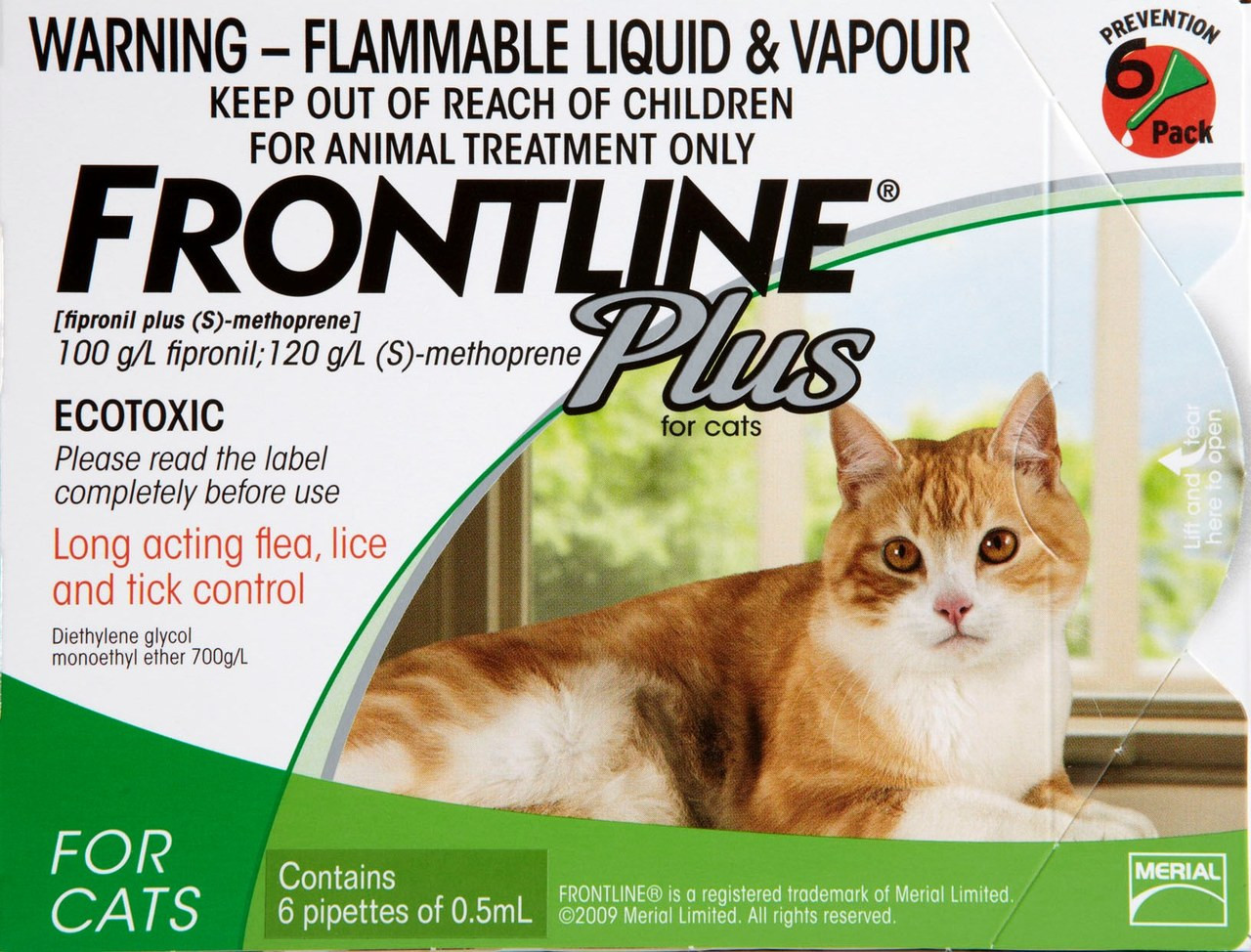 Frontline Plus for Cats Flea Tick Control NZ - Main Image