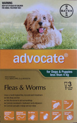 Advocate Spot-On for Small Dogs (0–4kg) – All-in-One Parasite Protection