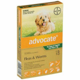 Advocate flea and worm treatment for small dogs
