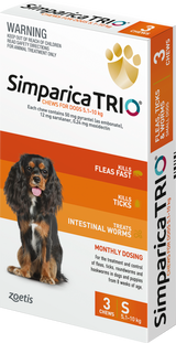 Simparica Trio for Small Dogs (5.1–10 kg)