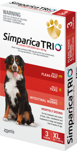 Simparica Trio for Extra-Large Dogs (40.1–60 kg)