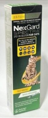 NexGard Spectra Spot-on Large Cats (2.5-7.4kg) - Single