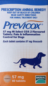 Previcox 57mg Tablets for Dogs