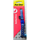 Pet One Reflective Adjustable - Blue