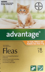 Advantage for Cats & Kittens Under 4kg - 6 pack