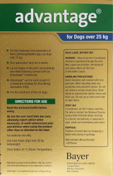 Advantage for XL Dogs over 25kg - 6 Pack