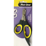 Pet One - Cat & Small Animal Nail Clipper.
Current product backing card differs from image but actual clippers have same dimensions