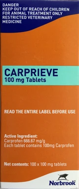Carprieve 100mg Tablets for Dogs