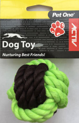 Dog Toy - Rope Ball Medium (8cm)