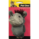 Cat Toy - Soft Hippo With Rattle
