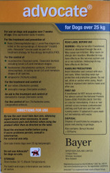 Advocate for XL Dogs over 25kg - 3 Pack