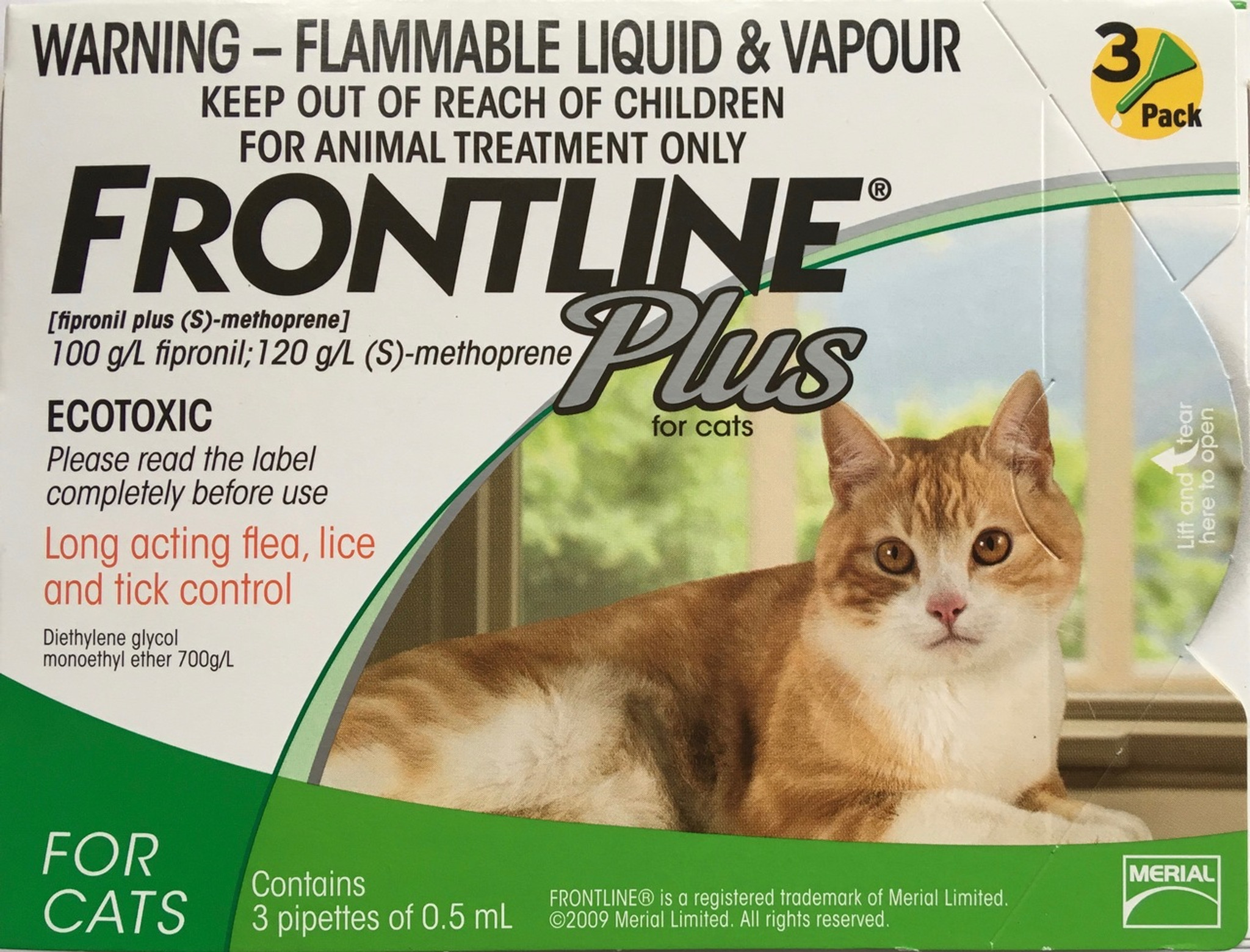 frontline plus for cats