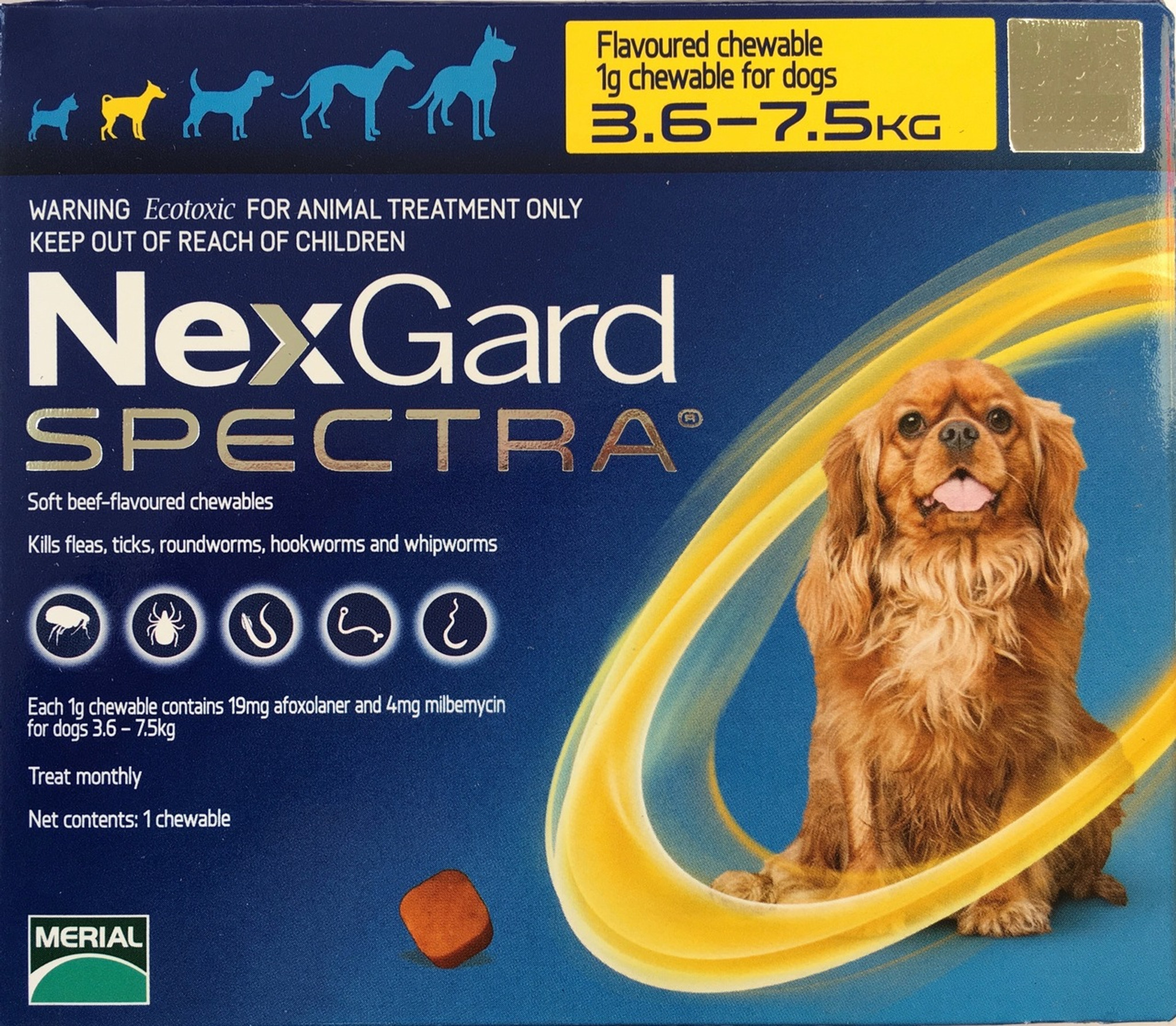 nexgard spectra small dog 3 pack