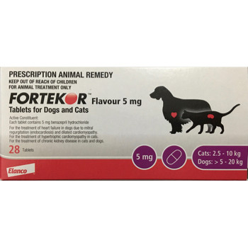 Fortekor Flavour 5mg Tablets