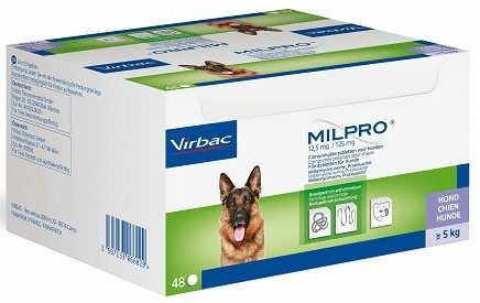 Milpro Large Dog Worming Tablets