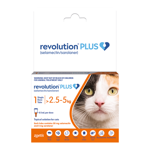 Revolution Plus Medium Cat – Single Dose