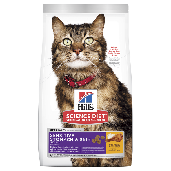 Hill's Science Diet Feline Adult Sensitive Stomach & Skin