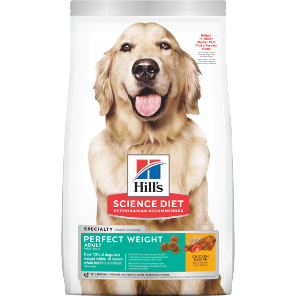 Hill's Science Diet Canine Adult Perfect Weight 5.44kg