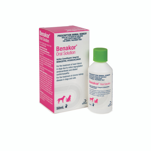 Benakor Oral Solution 50ml for Dogs & Cats

