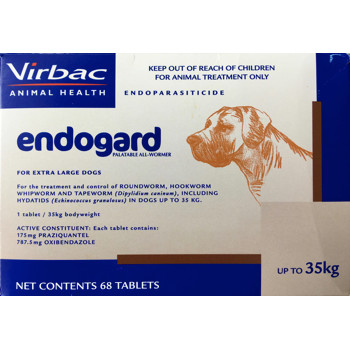 Endogard Extra Large Dog Chewable Tablets