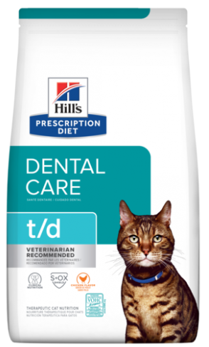 Hill's Prescription Diet Feline t/d Dental Care
