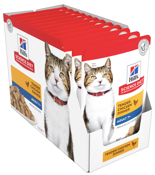Hill's Science Diet Feline Mature Adult 7+ -12 x 85g Sachets