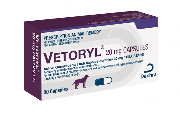 Vetoryl 20mg trilostane capsules for dogs