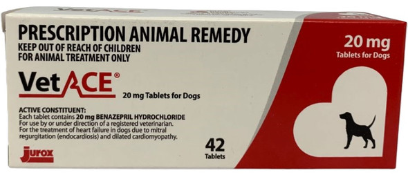 Vetace 20mg Tablets for Dogs