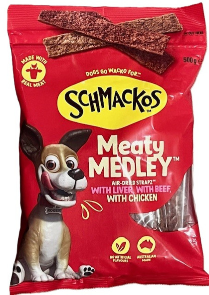 Schmackos Strapz Variety Pack - 500g