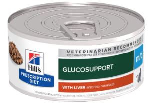 Hill's Prescription Diet Feline m/d Gluco Support - 24 x 156g Cans