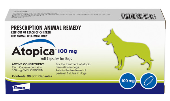 Atopica 100mg Capsules for Dogs