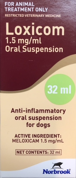 Loxicom Oral Solution 32 ml for Dogs