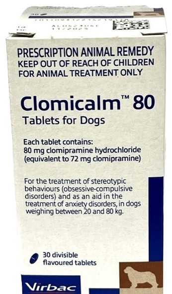 Clomicalm 80mg Tablets for Dogs