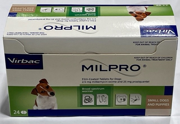 Milpro Small Dog & Puppy Worming Tablets